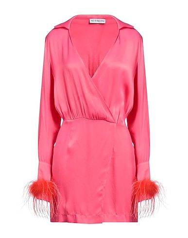 FACE TO FACE STYLE Short dress Pink 100% Viscose
