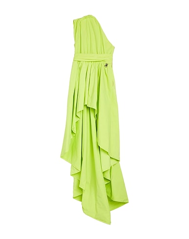 REVISE CONCEPT One-shoulder dress Lime green 100% Polyester