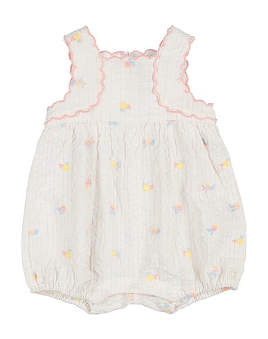 TARTINE ET CHOCOLAT Baby jumpsuit  White 100% Cotton