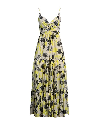 ALESSIA SANTI Long dress Cream 100% Cotton