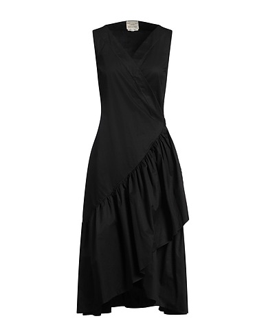 ALESSIA SANTI Midi dresses NERO 100% Cotton