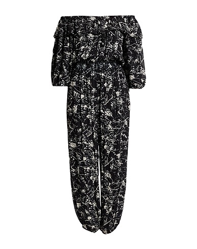 8PM Jumpsuits and Overalls Black 100% Viscose