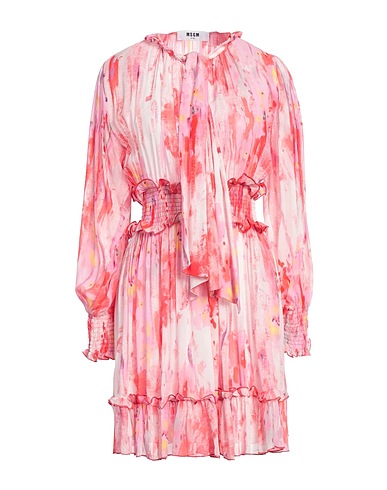 MSGM Short dress ROSA 100% Viscose