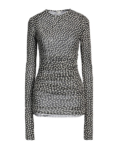 SAINT LAURENT Sheath dress Black 100% Polyamide