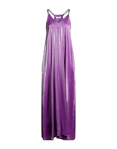 JIJIL Long dress Purple 82% Viscose, 18% Polyester