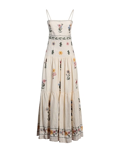 AGUA by AGUA BENDITA Long dress Ivory 100% Linen