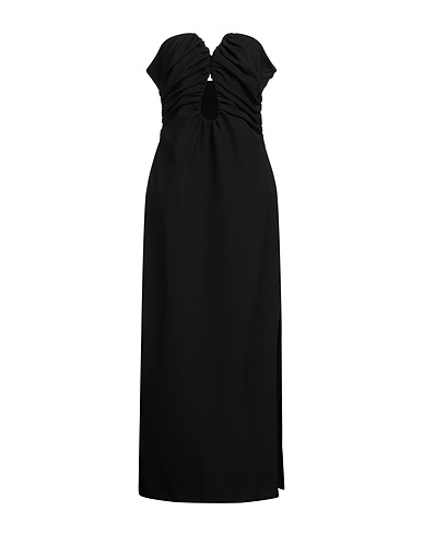 MISHA Long dress Black 92% Nylon, 8% Elastane