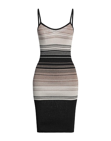 ABSOLUT CASHMERE Tubino Nero 66% Viscosa, 23% Poliestere, 11% Fibra di metallo