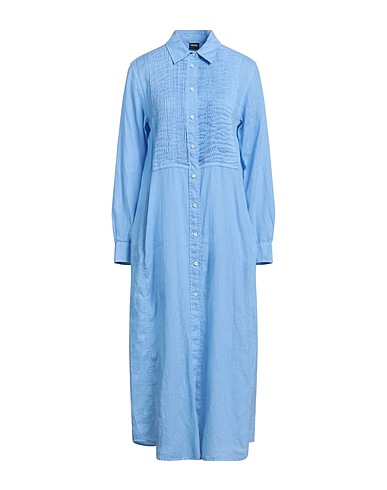 ASPESI Vestito chemisier Celeste 100% Lino