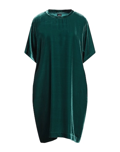 ASPESI Vestito midi Verde petrolio 82% Viscosa, 18% Seta