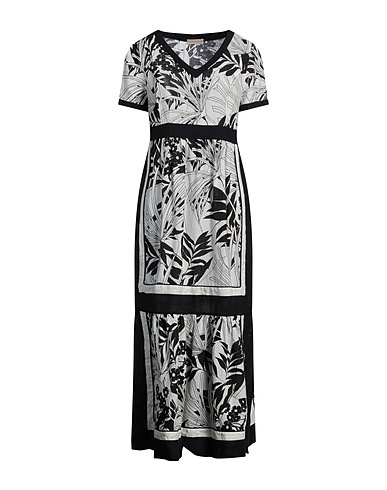 PUROTATTO Long dress Black 100% Linen
