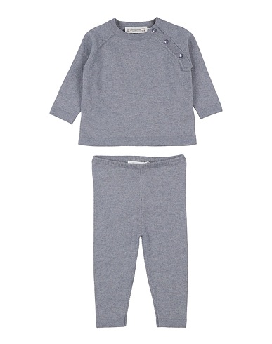 BONPOINT Babykleidung-Set  Grau 95% Baumwolle, 5% Kaschmir