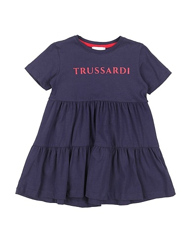 TRUSSARDI JUNIOR Dress Midnight blue 95% Cotton, 5% Lycra®