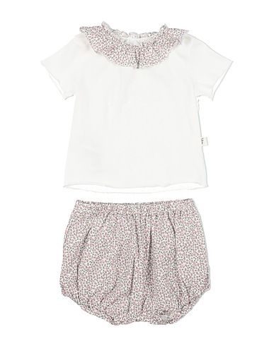 TEDDY & MINOU Baby co-ord  White 100% Organic cotton