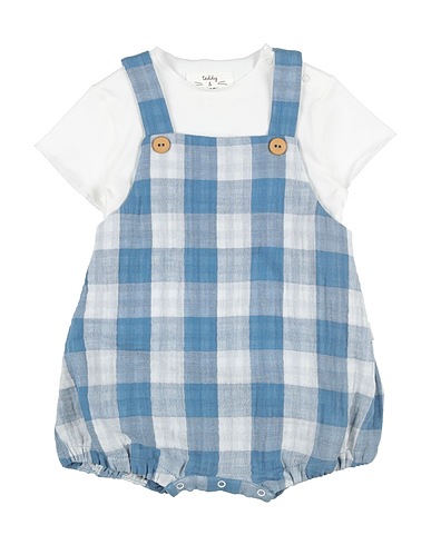 TEDDY & MINOU Baby co-ord  Pastel blue 100% Organic cotton