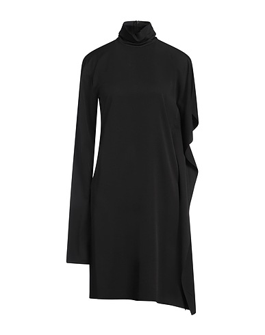SPORTMAX Midi dress Black 93% Silk, 7% Elastane