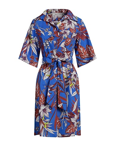 SHIRTAPORTER Midi dress Blue 100% Cotton
