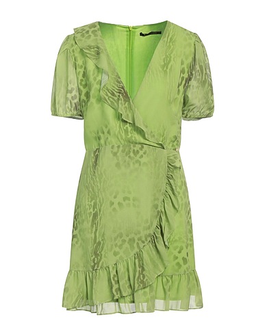GAUDÌ Short dress Green 100% Polyester