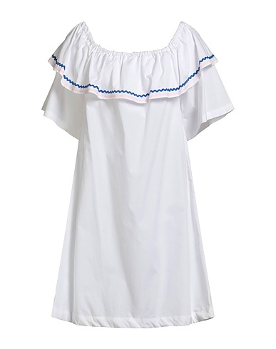 MARIUCCIA Short dress White 100% Cotton