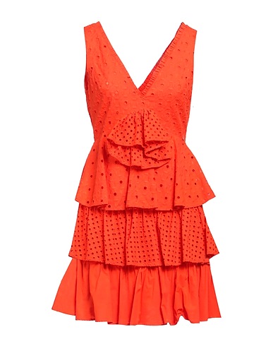 ACTITUDE by TWINSET Short dress Orange 100% Cotton