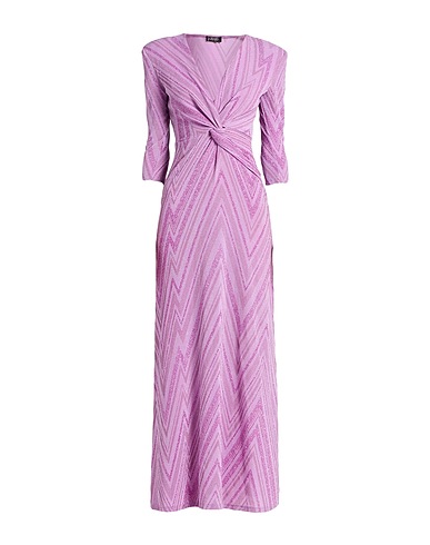 LIU •JO Robe de cérémonie Mauve 87% Polyamide, 8% Polyester, 5% Élasthanne