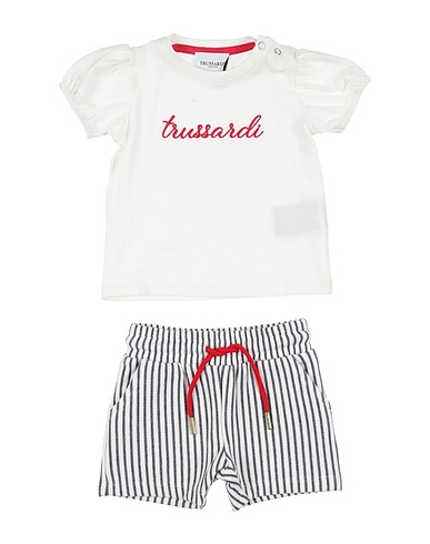 TRUSSARDI JUNIOR Baby co-ord  White 95% Cotton, 5% Lycra®