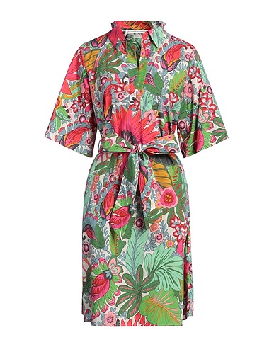 SHIRTAPORTER サマードレス フューシャ コットン 100%