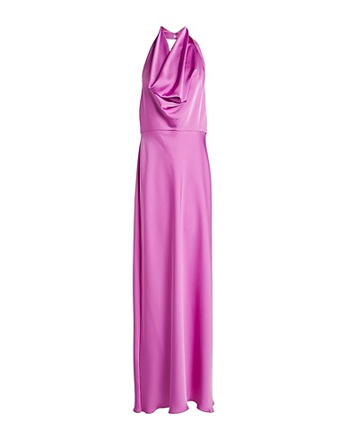 SIMONA CORSELLINI Vestito lungo Magenta 100% Poliestere
