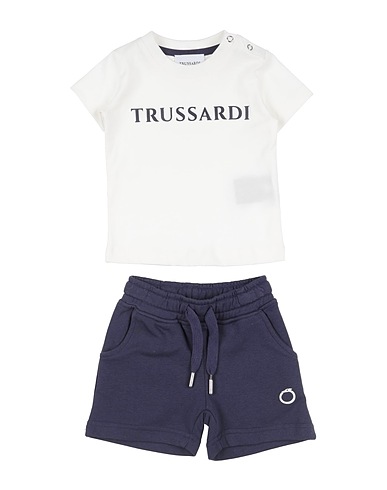 TRUSSARDI JUNIOR Baby co-ord  White 100% Cotton