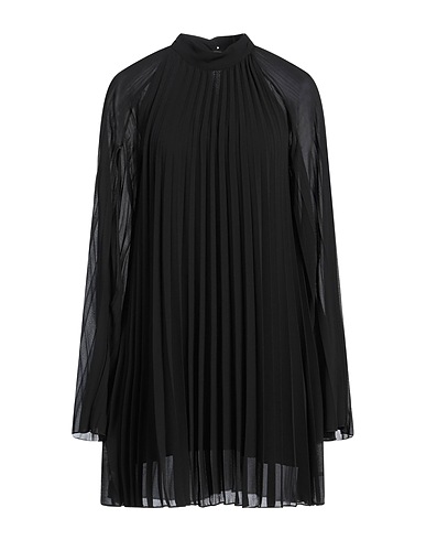 ICONA by KAOS Pleated dress Black 100% Polyester