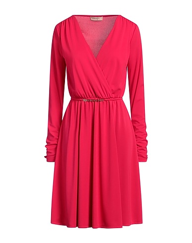 TWINSET Vestito corto Fucsia 100% Poliestere