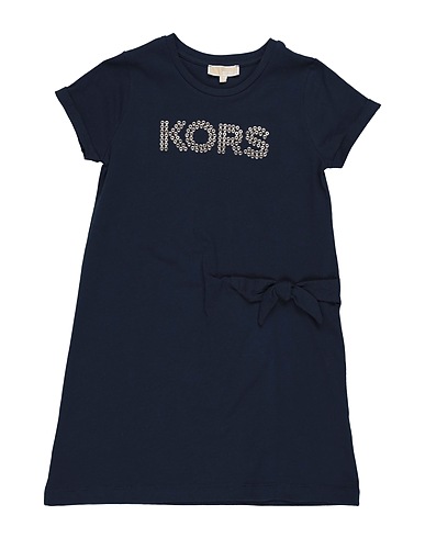 MICHAEL KORS KIDS Dress Midnight blue 100% Cotton