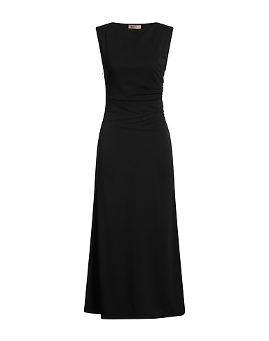 TWINSET Long dress Black 100% Polyester