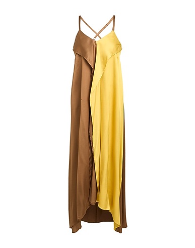 ICONA by KAOS Long dress Mustard 100% Viscose