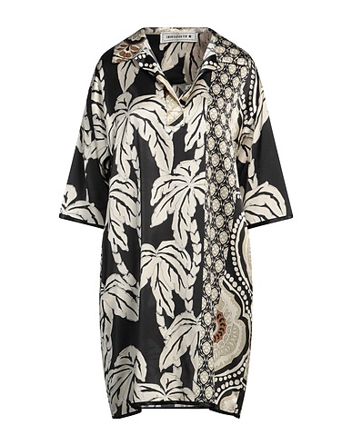 SHIRTAPORTER Robe courte 96% Soie, 4% Élasthanne