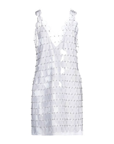 RABANNE Sheath dress Transparent 100% PVC - Polyvinyl chloride