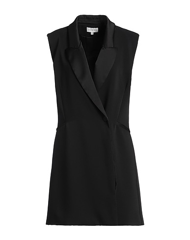 HALSTON Short dress NERO 100% Polyester