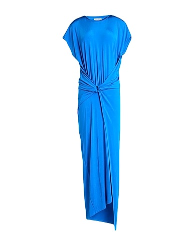 RABANNE Midi dress Bright blue 95% Viscose, 5% Elastane