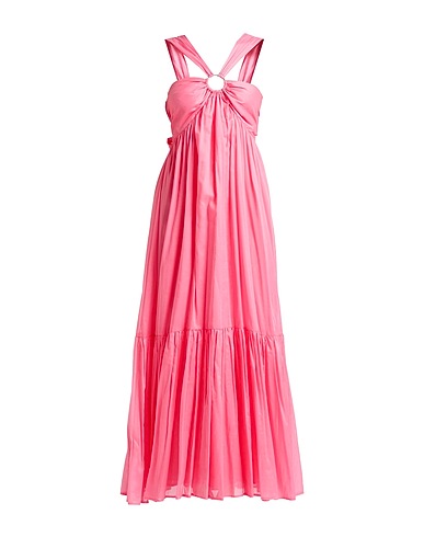 KAOS JEANS Long dress Pink 100% Cotton