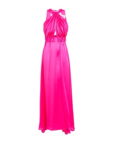 CRIDA Milano Vestito in Seta Fucsia 100% Seta