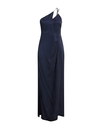 SUBOO Long dress Navy blue 60% Cupro, 40% Viscose