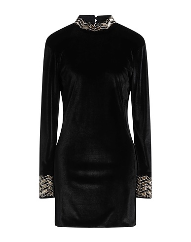 MVP WARDROBE Vestito corto Nero 100% Poliestere