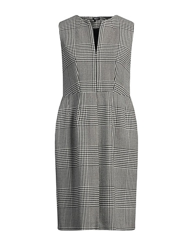 ASPESI Sheath dress Black 100% Virgin Wool