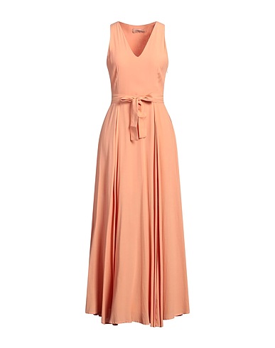 TWINSET Long dress Apricot 100% Viscose