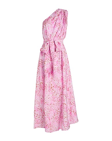SISTERS Vestito lungo Rosa chiaro 87% Viscosa, 13% Nylon