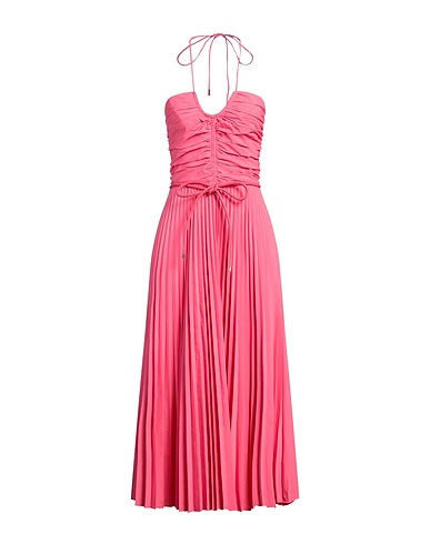 REBECCA VALLANCE Vestito midi Rosa 80% Poliestere, 20% Cotone