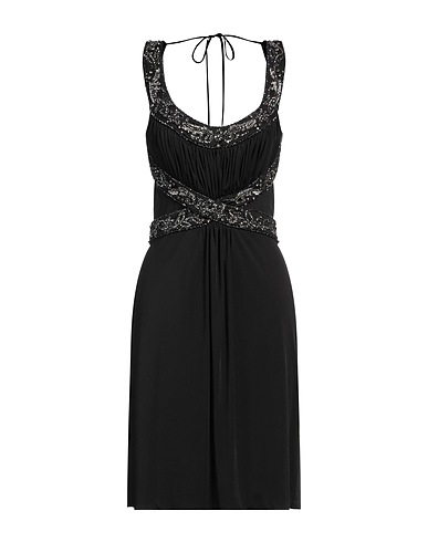 ERMANNO SCERVINO Midi dress Black 72% Viscose, 28% Polyester