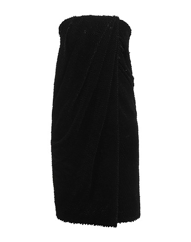 RECTO Kurzes Kleid Schwarz 95% Polyester, 5% Elastan