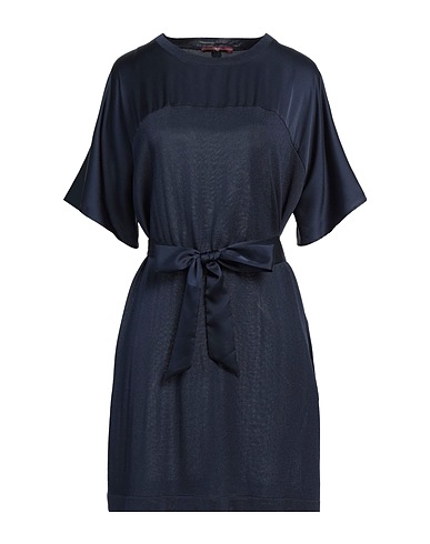 HIGH Vestito corto TECH Blu navy 100% Acetato, Poliestere