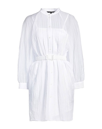 ARMANI EXCHANGE Shirt dress White 100% Polyester